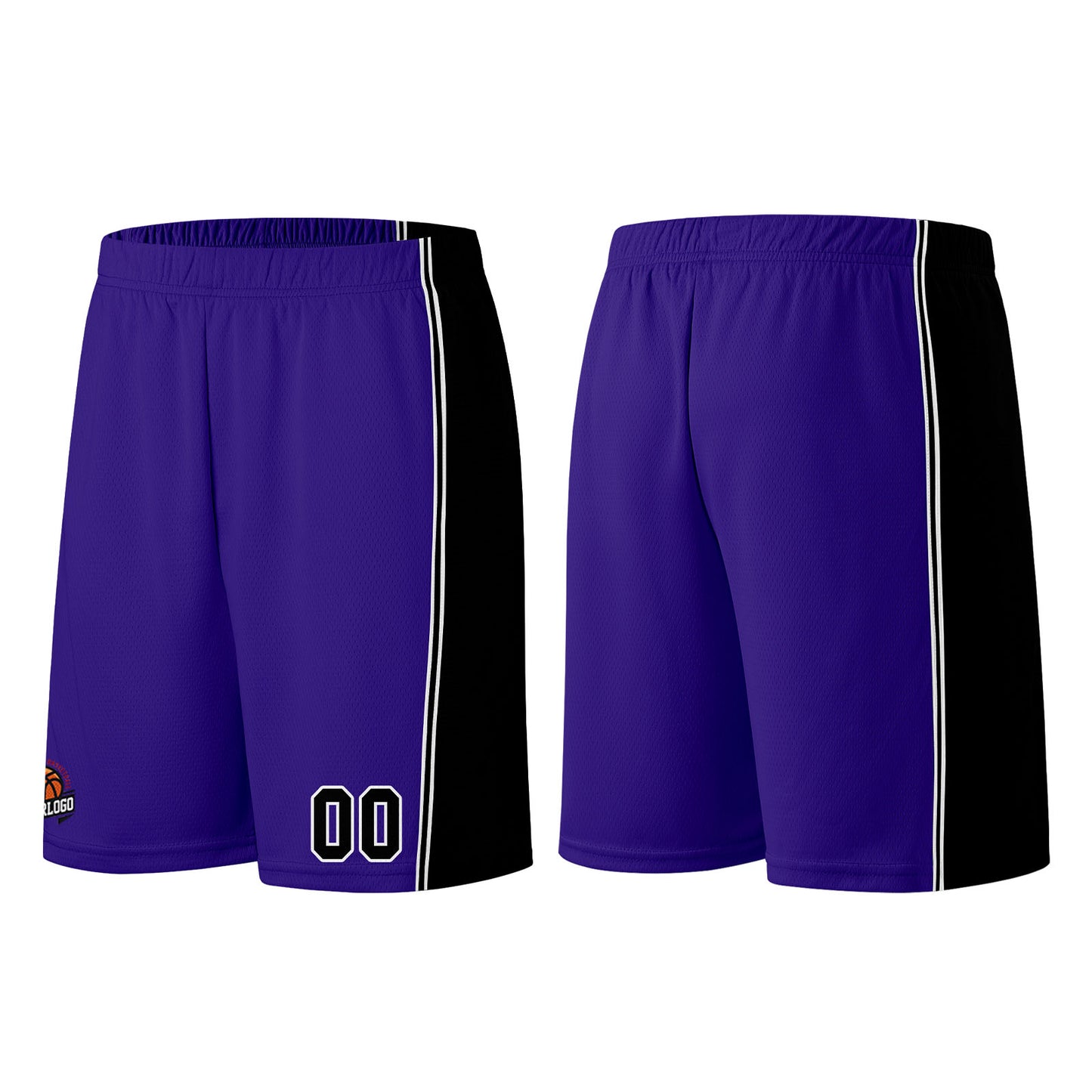 Custom Purple Black Basketball Jersey for Men Women Adult Youth Stitched Name Number Logo