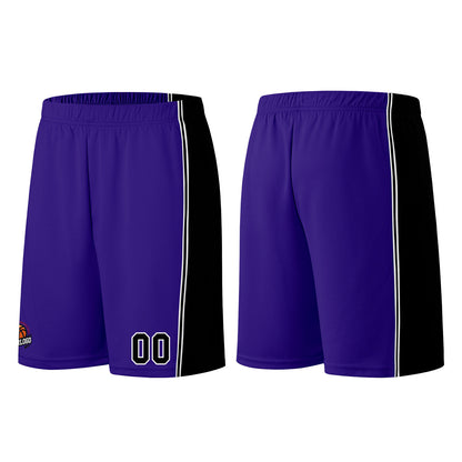 Custom Purple Black Basketball Jersey for Men Women Adult Youth Stitched Name Number Logo