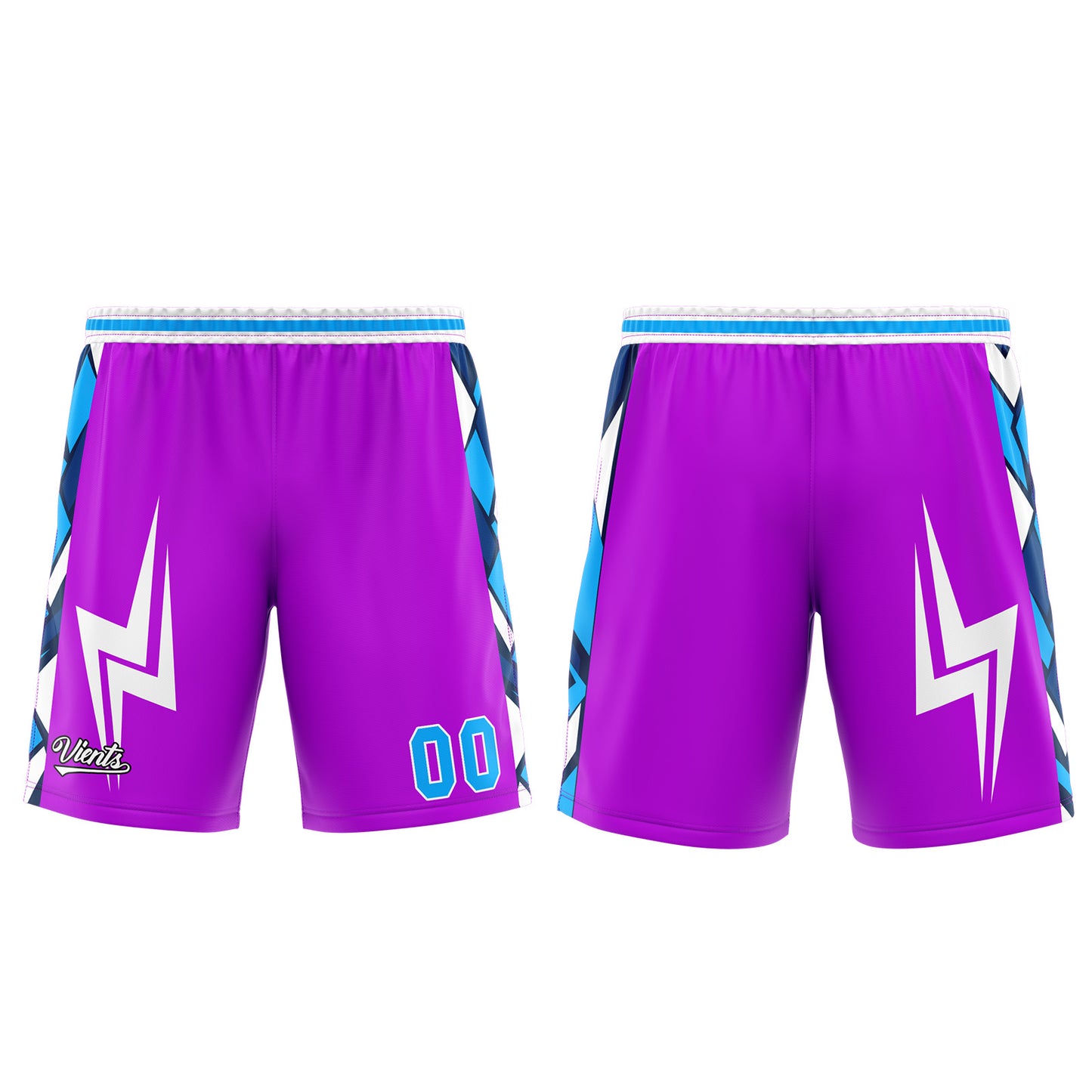 Custom Purple Blue Basketball Jersey Uniform Suit Printed Your Logo Name Number