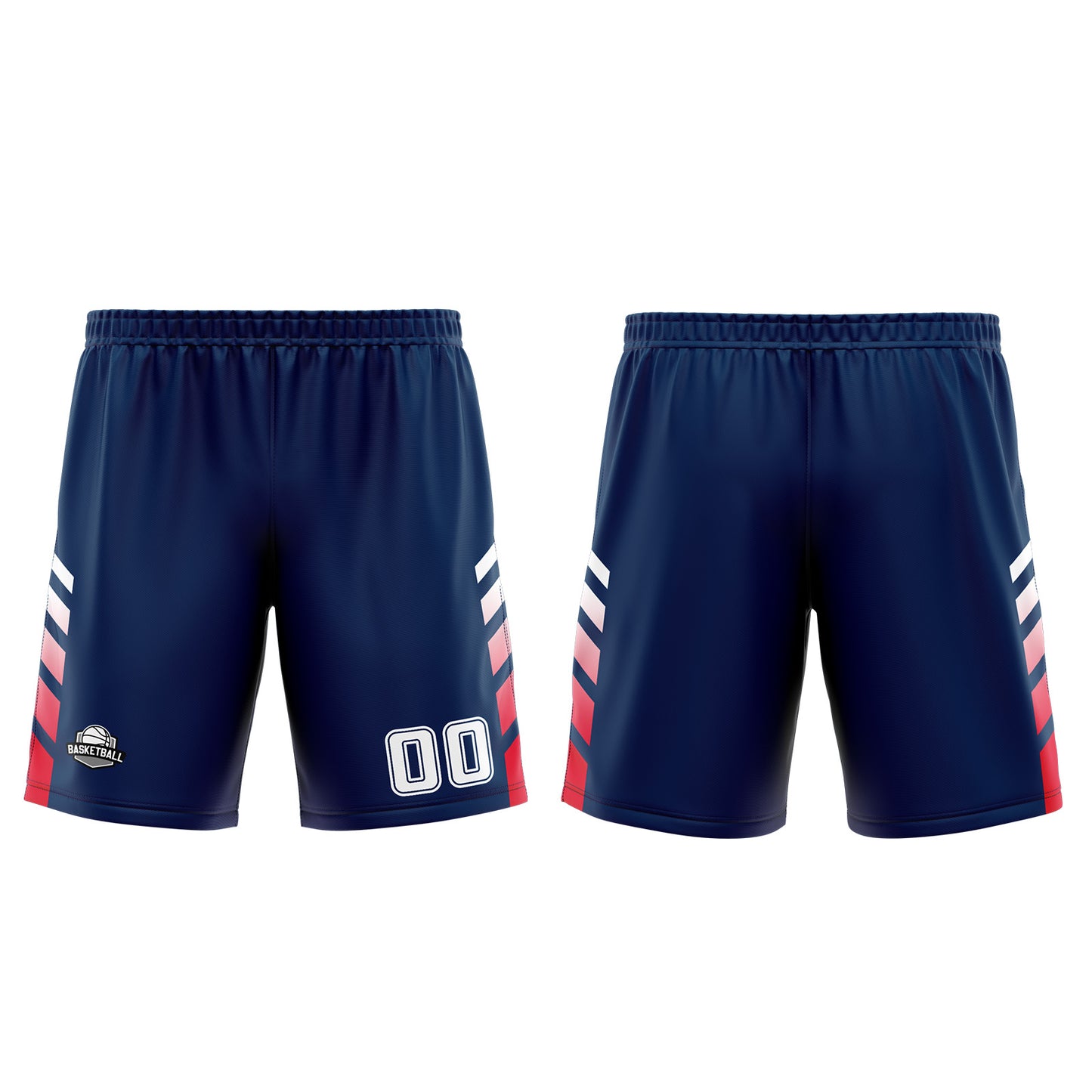 Custom Blue Red Basketball Jersey Uniform Suit Printed Your Logo Name Number