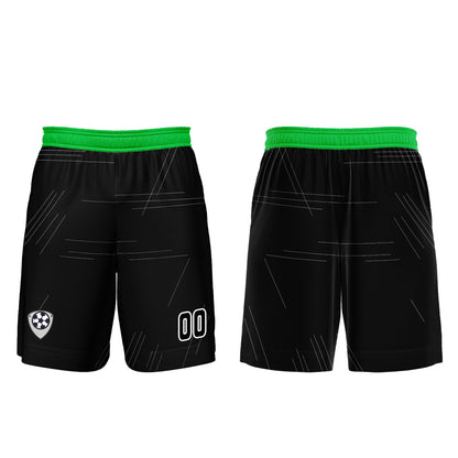Custom Black Green Uniform Jersey Kids Adults Personalized Set Jersey Shirt