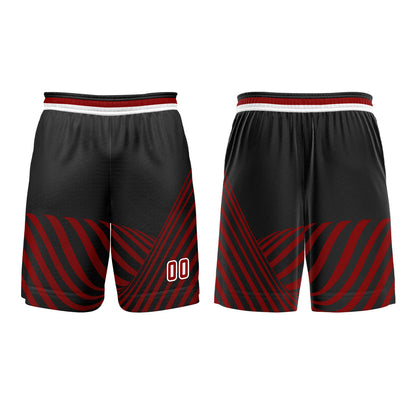 Custom Red Basketball Jersey Uniform Suit Printed Your Logo Name Number