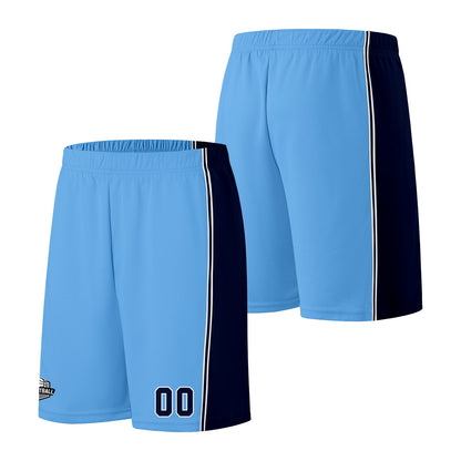 Custom Light Blue Navy Basketball Jersey for Men Women Adult Youth Stitched Name Number Logo