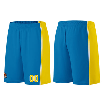 Custom Blue-Yellow Basketball Jersey for Men Women Adult Youth Stitched Name Number Logo