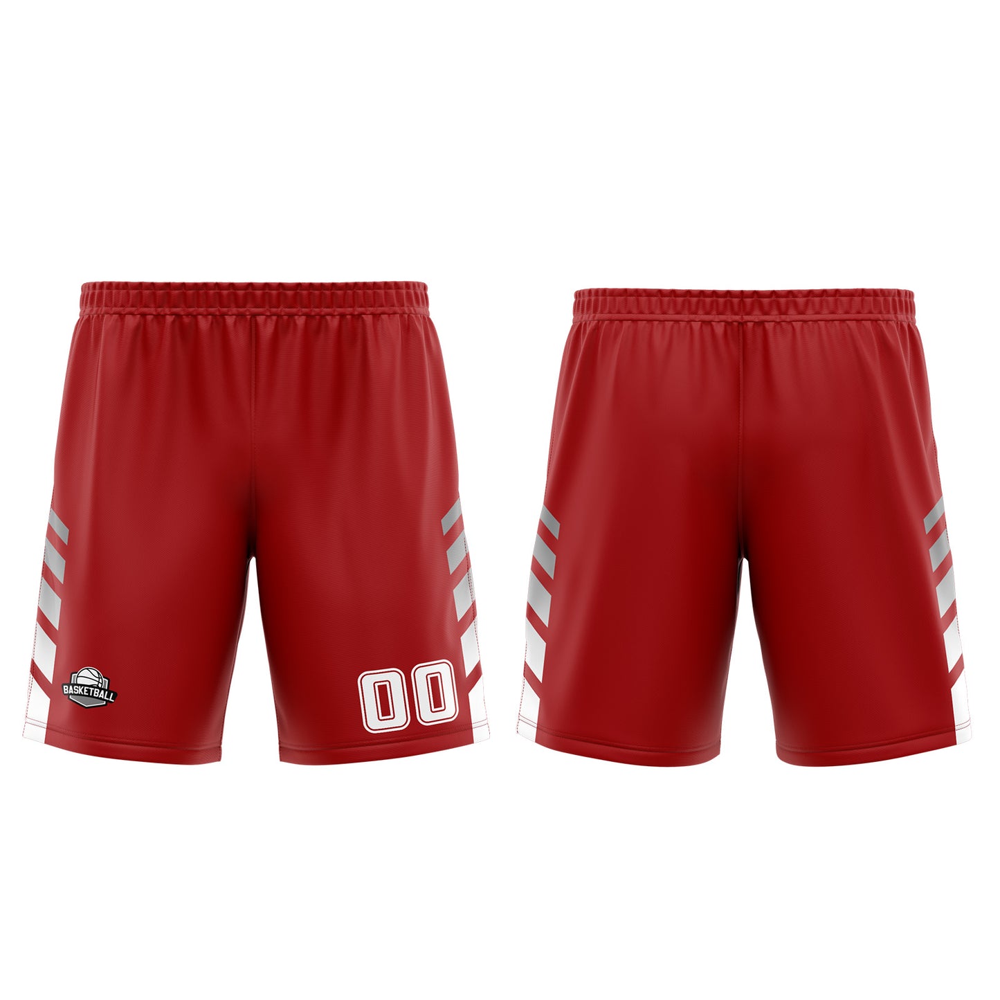 Custom Red Grey Basketball Jersey Uniform Suit Printed Your Logo Name Number