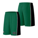 Custom Green Black Basketball Jersey for Men Women Adult Youth Stitched Name Number Logo