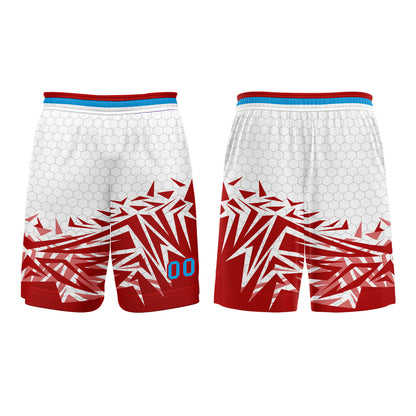 Custom Red Blue Basketball Jersey Uniform Suit Printed Your Logo Name Number