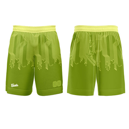 Custom Green White Basketball Soccer Football Shooting Long T-Shirt for Adults and Kids