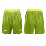 Custom Green White Basketball Soccer Football Shooting Long T-Shirt for Adults and Kids