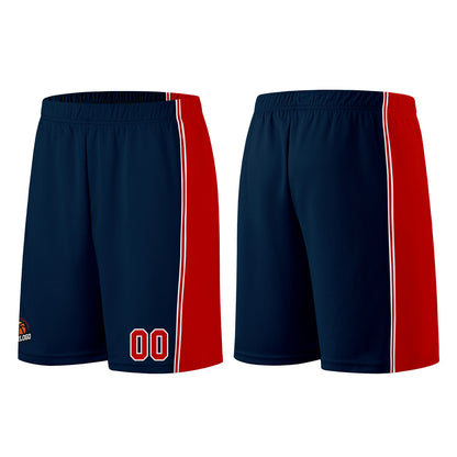 Custom Dark Blue-Red Basketball Jersey for Men Women Adult Youth Stitched Name Number Logo