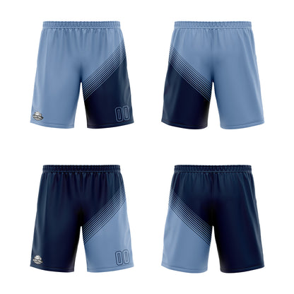 Custom Blue Reversible Basketball Suit for Adults and Kids Personalized Jersey