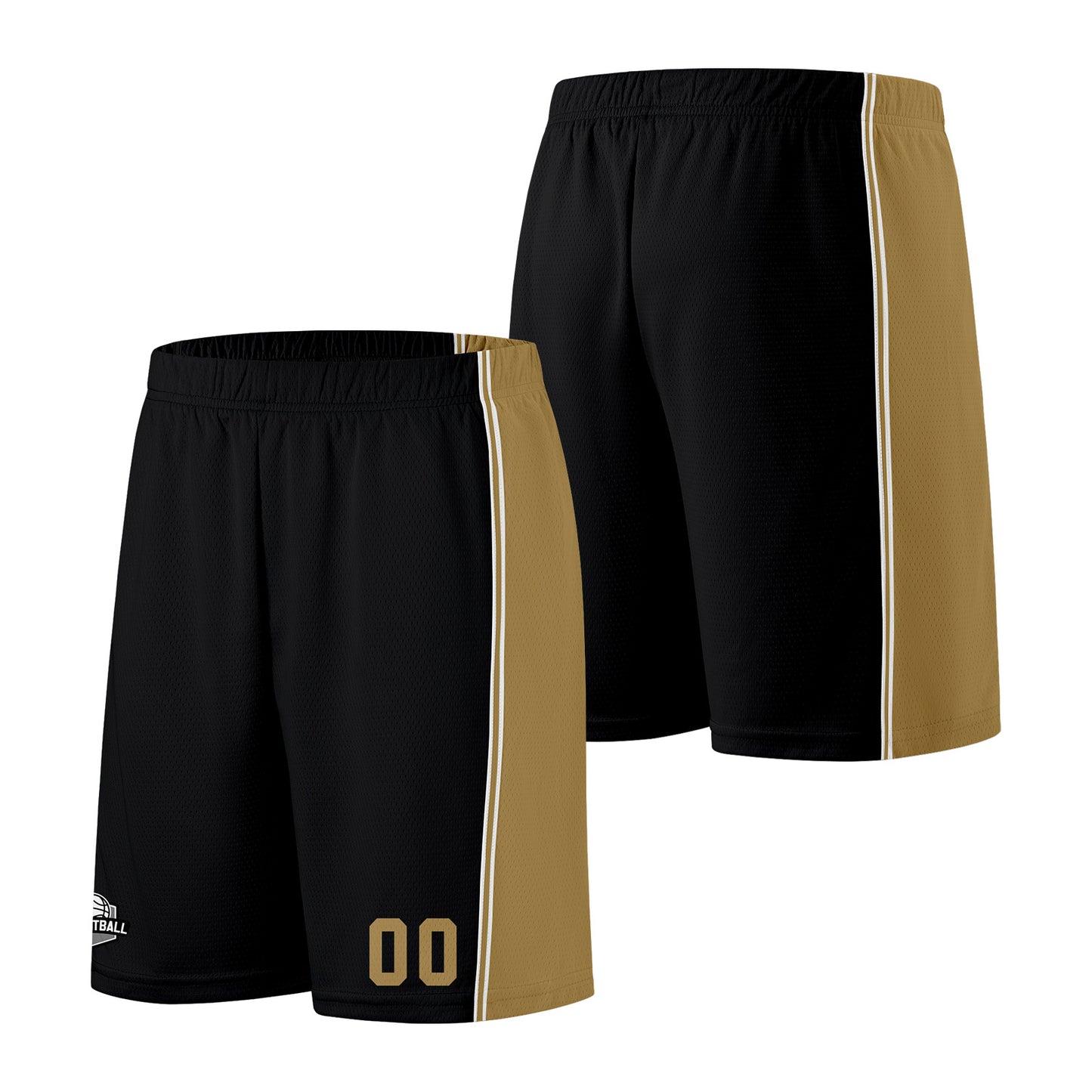 Custom Black Gold Basketball Jersey for Men Women Adult Youth Stitched Name Number Logo