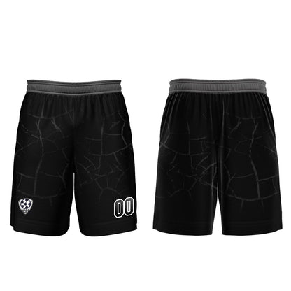 Custom Black Grey Soccer Uniform Jersey Kids Adults Personalized Set Jersey Shirt