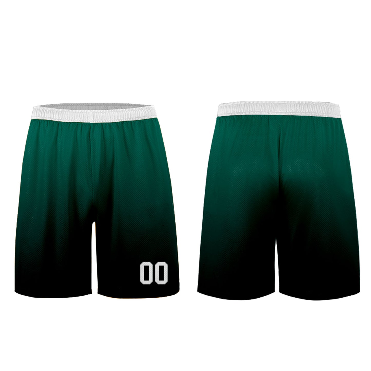 Custom Dark Green Black Uniform Jersey Kids Adults Personalized Set Jersey Shirt
