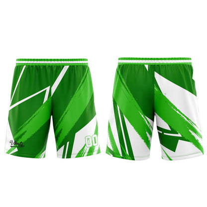Custom Green White Basketball Jersey Uniform Suit Printed Your Logo Name Number