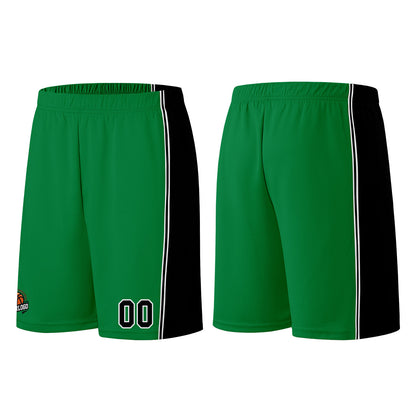 Custom Kelly Green Black Basketball Jersey for Men Women Adult Youth Stitched Name Number Logo