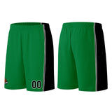 Custom Kelly Green Black Basketball Jersey for Men Women Adult Youth Stitched Name Number Logo
