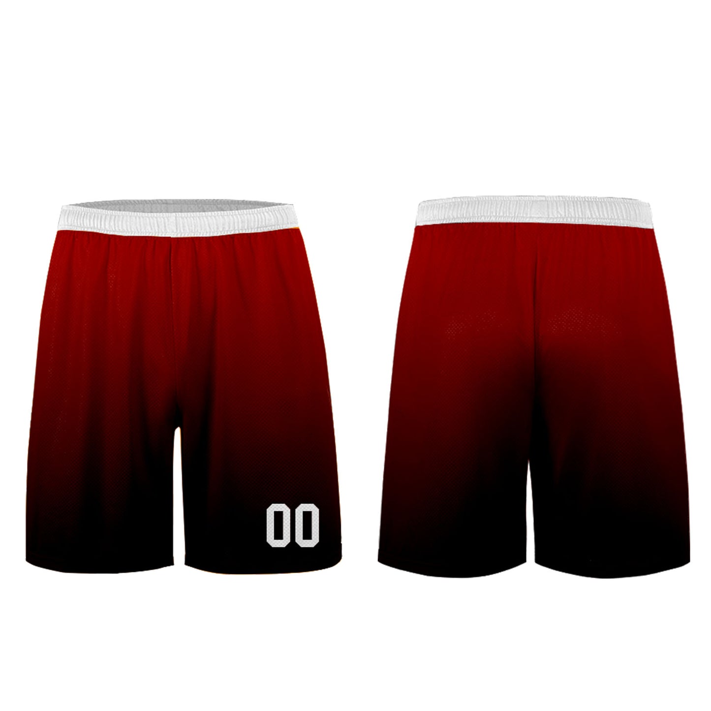 Custom Red Black Uniform Jersey Kids Adults Personalized Set Jersey Shirt