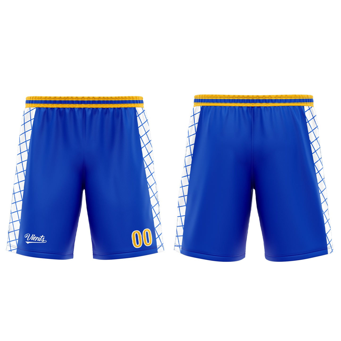 Custom Blue Yellow Basketball Jersey Uniform Suit Printed Your Logo Name Number