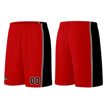 Custom Red Black Basketball Jersey for Men Women Adult Youth Stitched Name Number Logo