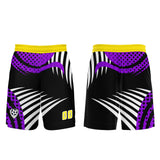 Custom Yellow Purple Uniform Jersey Kids Adults Personalized Set Jersey Shirt
