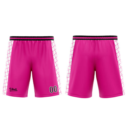 Custom Pink Black Basketball Jersey Uniform Suit Printed Your Logo Name Number