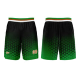 Custom Green Brown Basketball Jersey Uniform Suit Printed Your Logo Name Number