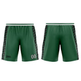 Custom Green Black Basketball Jersey Uniform Suit Printed Your Logo Name Number
