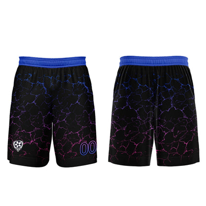 Custom Black Rose Purple Soccer Uniform Jersey Kids Adults Personalized Set Jersey Shirt