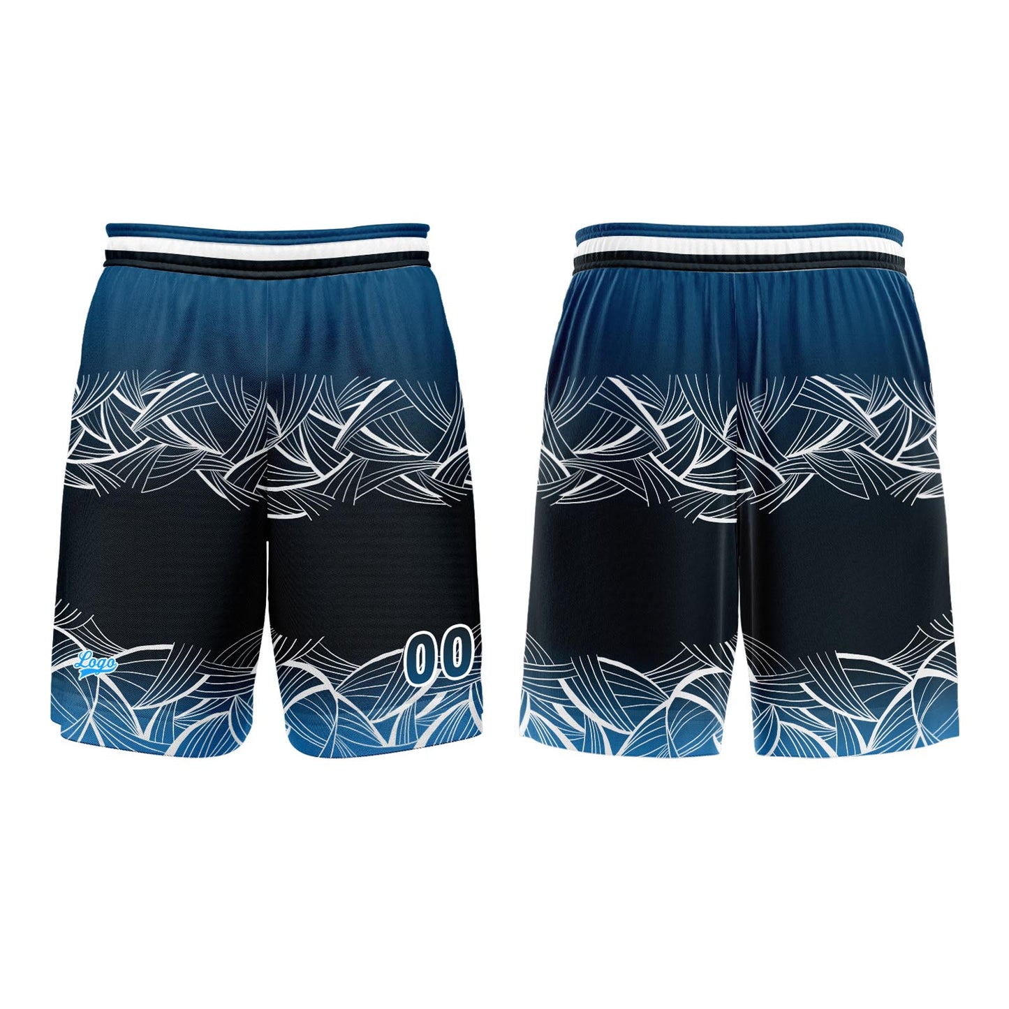 Custom Dark Blue Basketball Jersey Uniform Suit Printed Your Logo Name Number