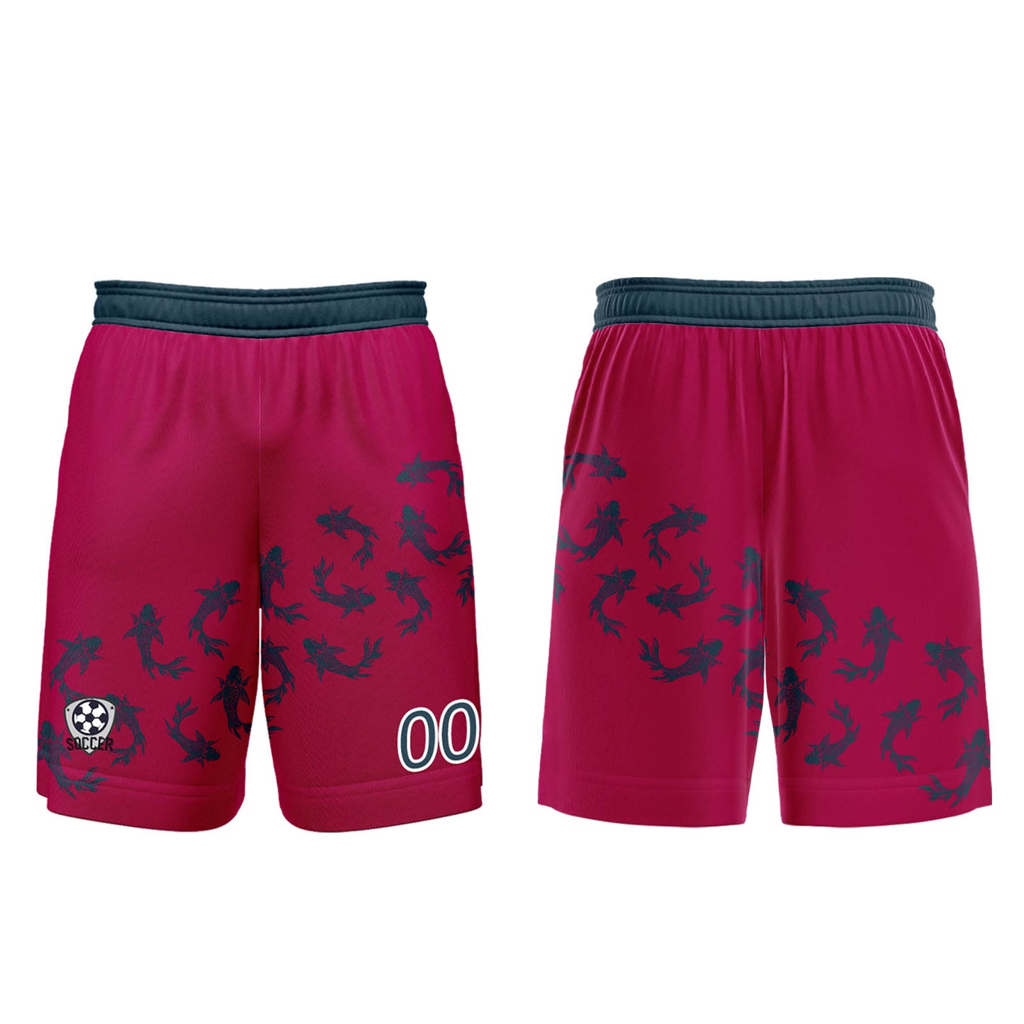 Custom Rose Red Soccer Uniform Jersey Kids Adults Personalized Set Jersey Shirt