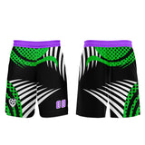 Custom Green Purple Uniform Jersey Kids Adults Personalized Set Jersey Shirt