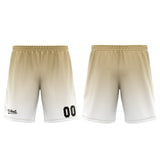 Custom White Brown Basketball Jersey Uniform Suit Printed Your Logo Name Number