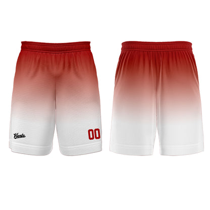 Custom Red White Basketball Soccer Football Shooting Long T-Shirt for Adults and Kids
