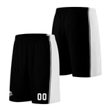 Custom Black White Basketball Jersey for Men Women Adult Youth Stitched Name Number Logo