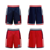Custom Navy Red Reversible Basketball Suit for Adults and Kids Personalized Jersey