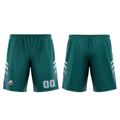 Custom Green Blue Basketball Jersey Uniform Suit Printed Your Logo Name Number
