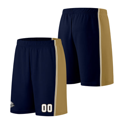 Custom Navy Gold Basketball Jersey for Men Women Adult Youth Stitched Name Number Logo