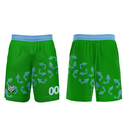 Custom Grass Green Soccer Uniform Jersey Kids Adults Personalized Set Jersey Shirt
