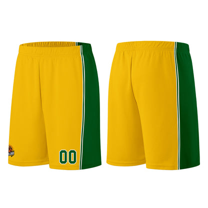 Custom Yellow Green Basketball Jersey for Men Women Adult Youth Stitched Name Number Logo