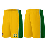Custom Yellow Green Basketball Jersey for Men Women Adult Youth Stitched Name Number Logo