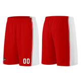 Custom Red White Basketball Jersey for Men Women Adult Youth Stitched Name Number Logo