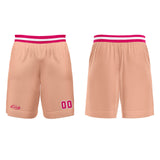 Custom Pink Orange Rose Red Basketball Jersey Uniform Suit Printed Your Logo Name Number