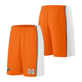 Custom Orange White Basketball Jersey for Men Women Adult Youth Stitched Name Number Logo