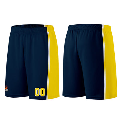 Custom Dark Blue-Yellow Basketball Jersey for Men Women Adult Youth Stitched Name Number Logo