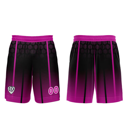 Custom Black Rose Purple Uniform Jersey Kids Adults Personalized Set Jersey Shirt