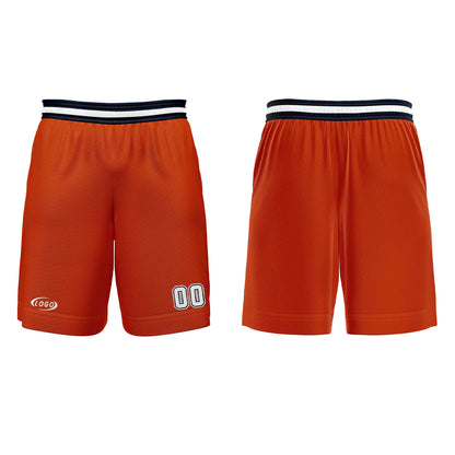 Custom Orange Navy White Basketball Jersey Uniform Suit Printed Your Logo Name Number