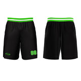 Custom Black Bright Green White Basketball Jersey Uniform Suit Printed Your Logo Name Number