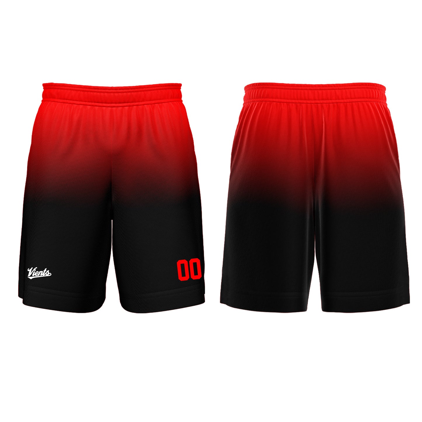 Custom Black Red Basketball Soccer Football Shooting Long T-Shirt for Adults and Kids