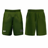 Custom Olive Green Basketball Soccer Football Shooting Long T-Shirt for Adults and Kids